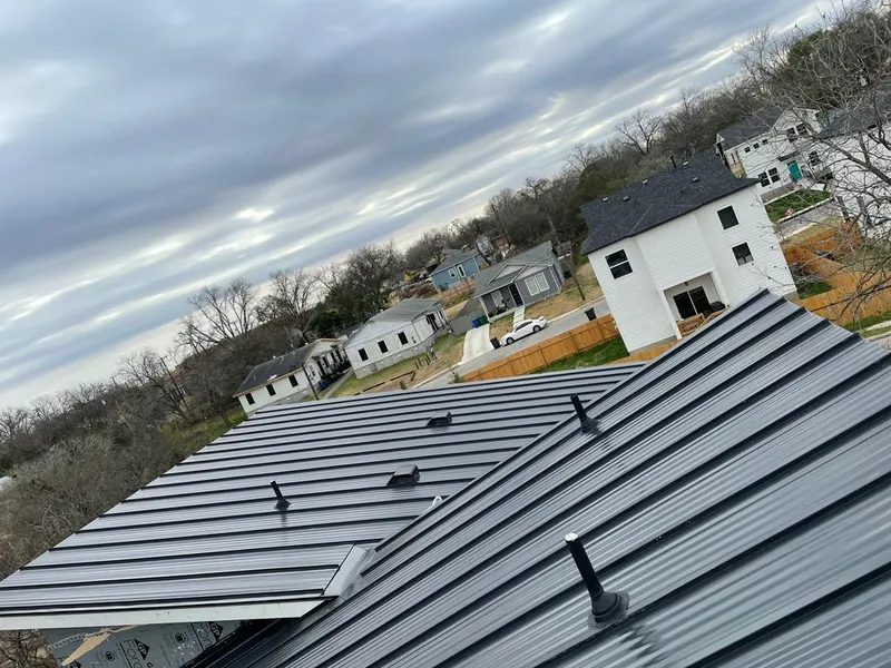Standing seam metal roof panels with vents for Skylight Repair in West Ocean City